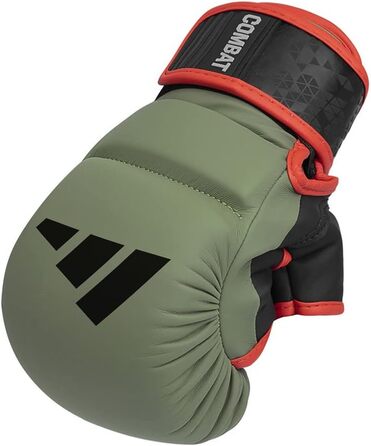 Рукавички для спарингу та греплінгу adidas Combat 50, армійсько-зелені