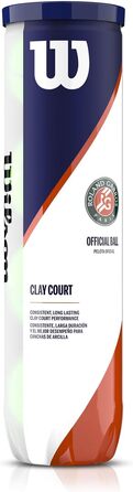 Тенісні м'ячі Wilson Roland Garros, 8 шт., для ґрунтових кортів, офіційні