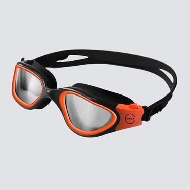 Окуляри для плавання ZONE3 Photochromatic Schwarz/Neon-Orange (1 шт.) - Фотохромні, унісекс