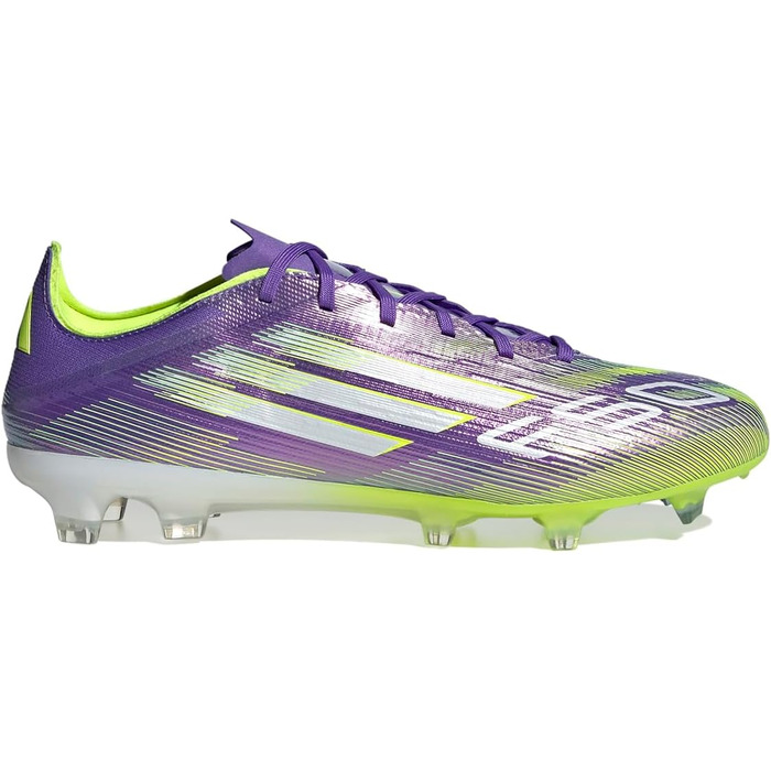 Кросівки футбольні adidas F50 Pro Firm Ground (46 EU, Purple Rush Cloud White Lucid Lemon)