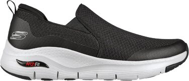 Чоловічі кросівки Skechers Arch Fit Banlin, 44 EU, чорний, сітка, синтетичні вставки