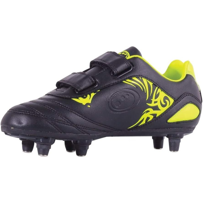 Футбольні бутси Optimum для чоловіків Easy Fastening, 6 шипів, жовто-чорні (45 EU)