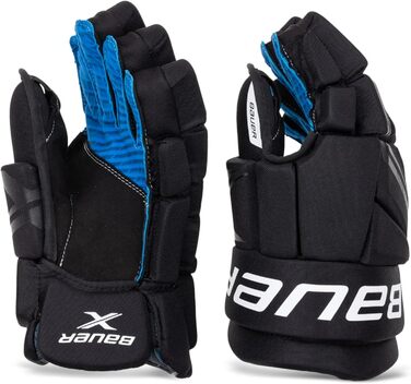 Хокейна рукавичка Bauer S21 X Senior чорного кольору, розмір 14