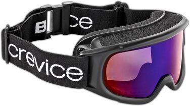 Жіночі гірськолижні окуляри Black Crevice з подвійною лінзою, BCR041003, чорний/Smoke Blue