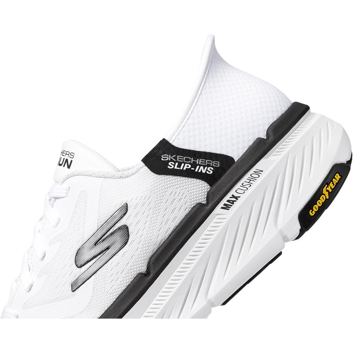 Чоловічі сліпони Skechers Max Cushioning Premier 2.0 Ascendant II, 41 EU, білий/чорний