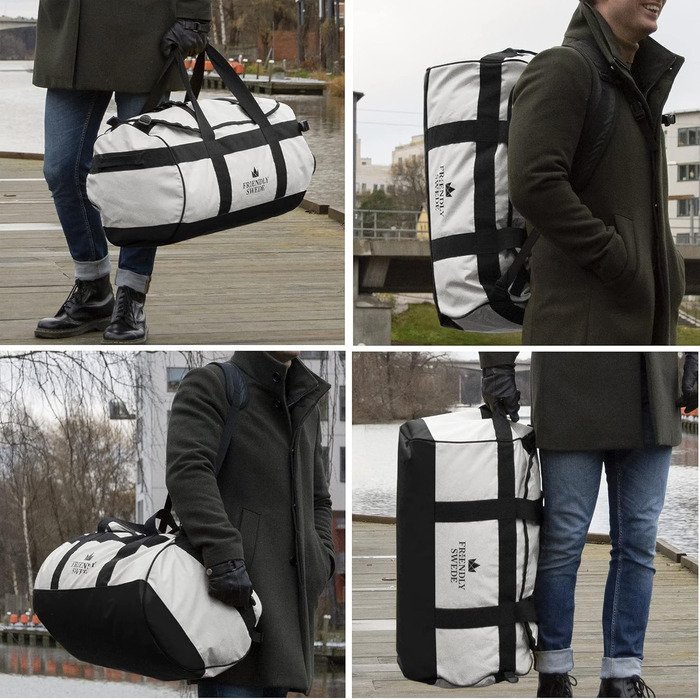 Водонепроникна спортивна сумка-рюкзак The Friendly Swede SANDHAMN 30/60/90 л – гермомішок для подорожей, спорту, тренажерної зали