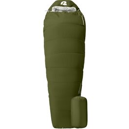 Спальний мішок Retrospec Dream 15°C, мумія, для кемпінгу, Regular (зелений)