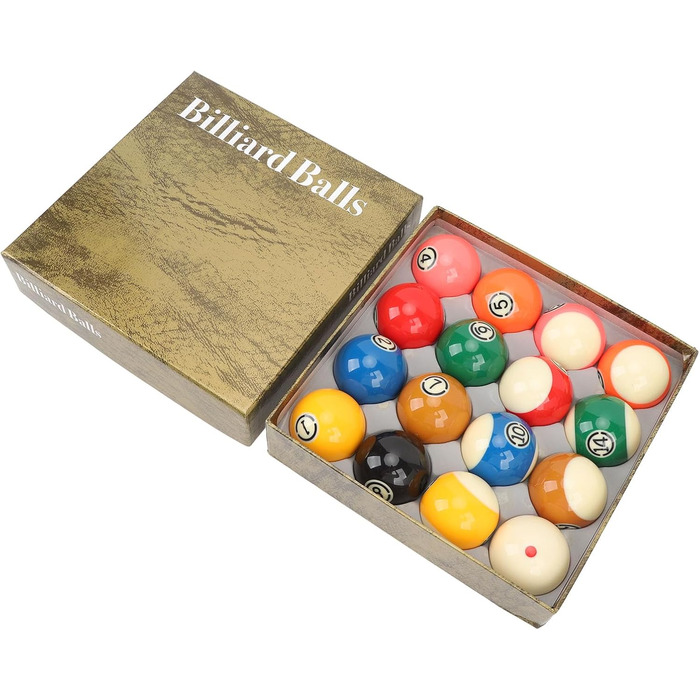Набір куль для більярду, 16 штук, 5,72 см, кульки для більярдного столу, набір для тренувань