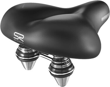 Велосипедне сідло Selle Royal Manhattan чорне, універсальний розмір