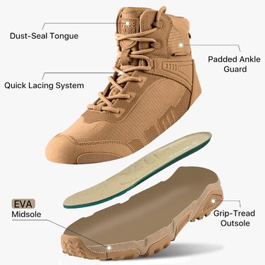 Чоловічі туристичні черевики FREE SOLDIER, водонепроникні, дихаючі, низькі (40 EU, вовчий колір)