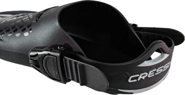 Ласти CRESSI Tonga (набір) для снорклінгу та плавання, чорні, L/XL (42/47) + маска Baron