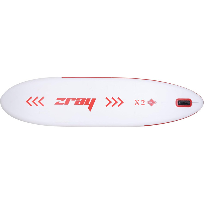 Надувна SUP-дошка Zray X2 330x81x15 см з веслом, насосом і сумкою, червона, Dropstitch