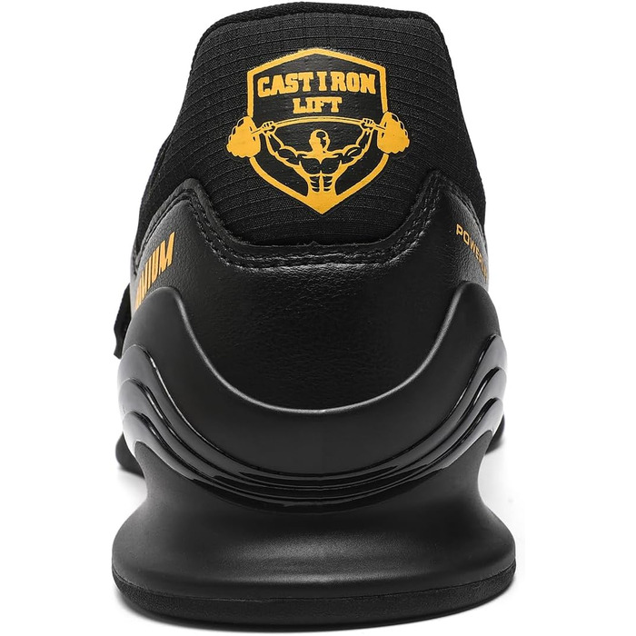 Взуття для важкої атлетики CASTIRON LIFT: кросівки для пауерліфтингу, важкої атлетики та CrossFit, для чоловіків та жінок (40 EU, Gold)