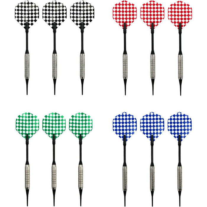 Електронна дартс-мішень Best Sporting Oxford 1.0 з LED підсвічуванням, шафкою-автоматом, 12 дротиками, запасними наконечниками та адаптером живлення