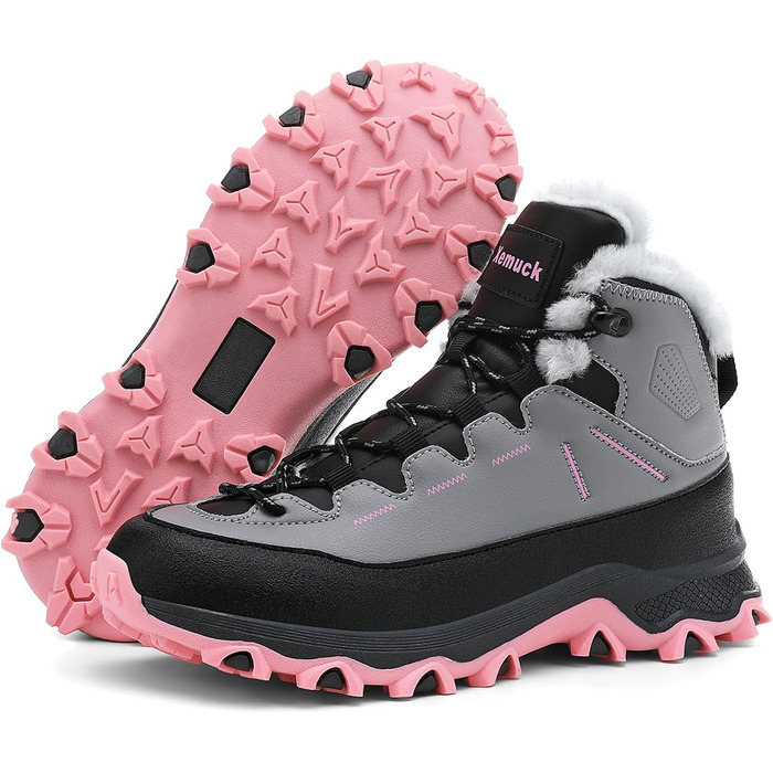 Дитячі трекінгові черевики Kinder: зручні, для походів, чотири сезони, EU 30-39, коричнево-зелені та рожеві кольори