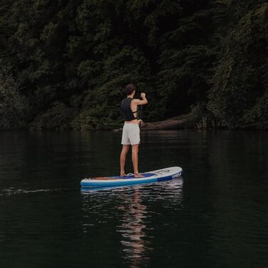 Жилет для плавання MESLE Adult Promo, універсальний 50N, для чоловіків та жінок, для SUP, каное, вейкбордингу, водних лиж, захисний жилет, для човнів (чорно-зелений)