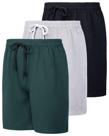 Чоловічий комплект з 3 шкарпеток Real Essentials: бавовна, 22.9 см, French Terry, лаунж-модель з кишенями (доступні розміри Big & Tall), спортивний стиль, S, комплект 1