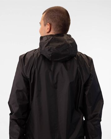 Чоловіча водонепроникна куртка JAKO Regenjacke, колір чорний, розмір L