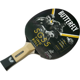 Настільний тенісний ракетка Butterfly Timo Boll SG55 для хобі та тренувань, ITTF сертифікований, анатомічна ручка smart.Grip, для досвідчених гравців