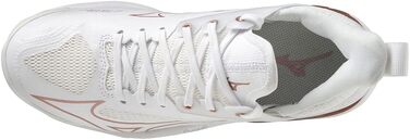 Жіноче гандбольне взуття Mizuno Wave Mirage 4, 42 EU, білий/рожевий