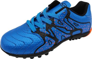 Дитячі футбольні бутси для тренувань на твердих поверхнях. Легкі футбольні кросівки для хлопчиків та дівчаток, розмір 30-40 EU, блакитні