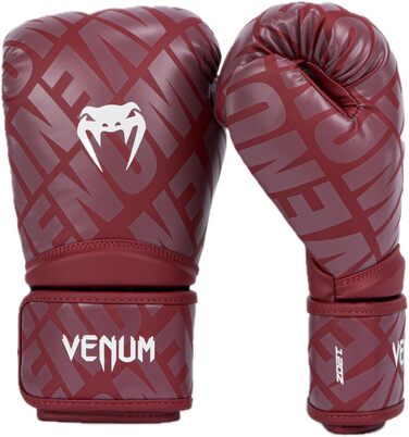 Боксерські рукавички Venum Contender Бордовий/Білий 12 Oz, Contender 1.5 XT