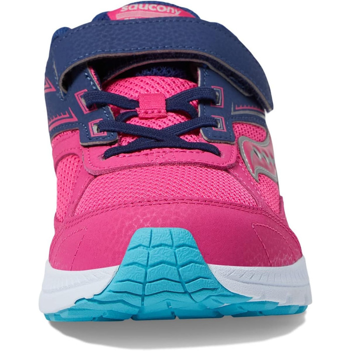 Дитячі кросівки Saucony Cohesion 14 з альтернативною застібкою (7 Wide, Рожево-морські)