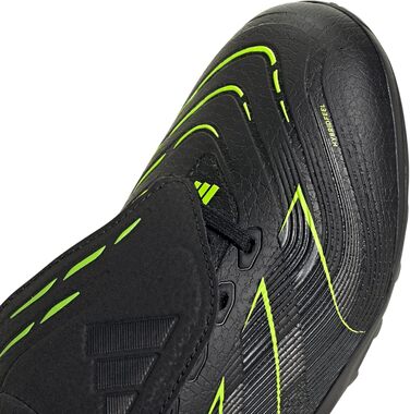 Футбольні бутси adidas Predator League J для газону (42 EU, чорний/карбон/лимонний)