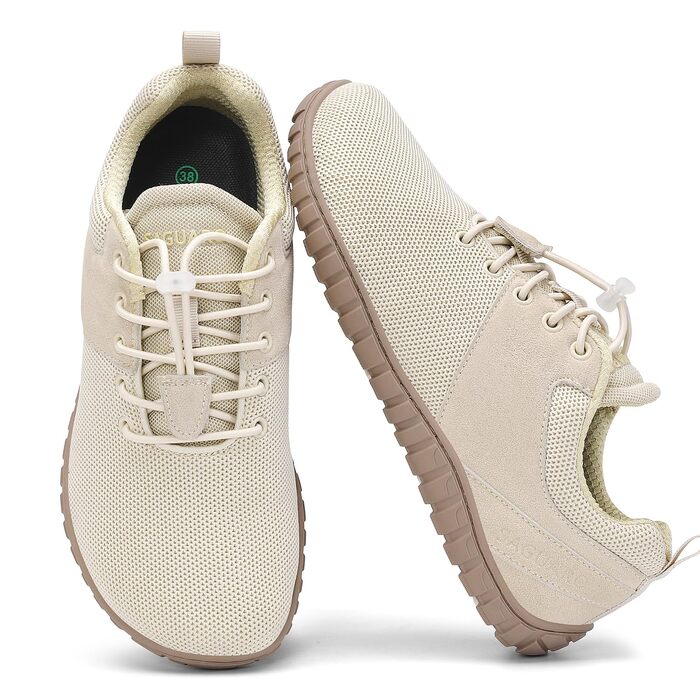 Кросівки SAGUARO Minimalist Barefoot: Зручні для міста, тренувань, подорожей (36-48 EU, Бежеві)