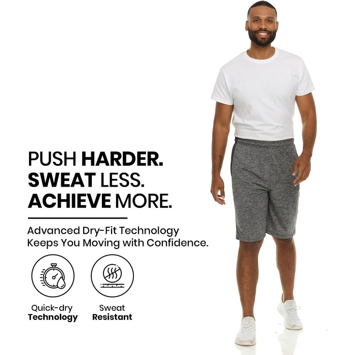 Шорти спортивні чоловічі - баскетбольні шорти - для занять спортом, тренувань, бігу XL, комплект B