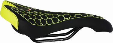 Сідло FatBike Montegrappa для гірського велосипеда, трекінгу, унісекс, модель SM 4010, жовте, виготовлено в Італії