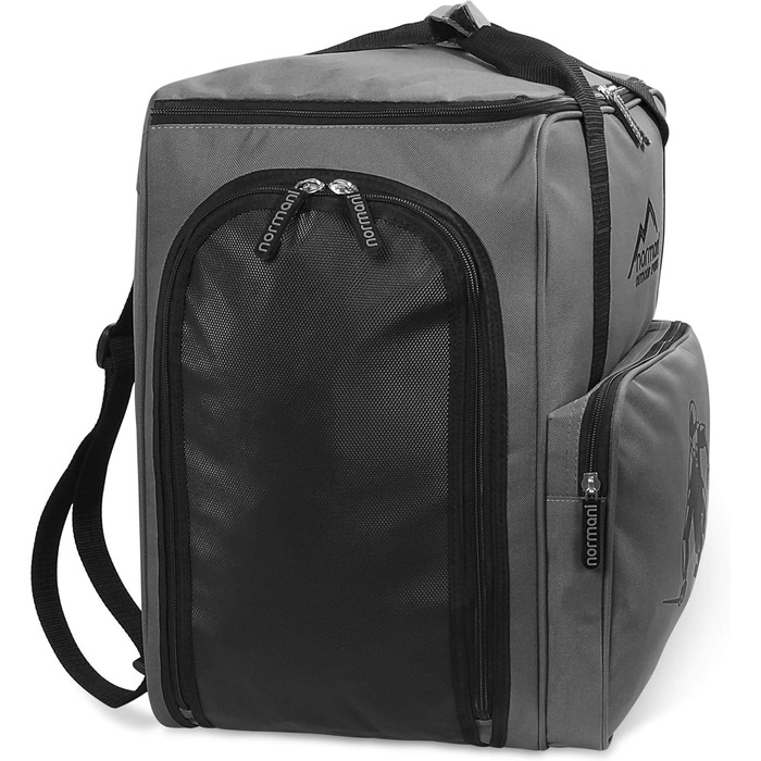 Чохол для лижників Normani з окремим відділенням для шолома та функцією рюкзака Alpine DEPO, темно-сірий, 53 літри