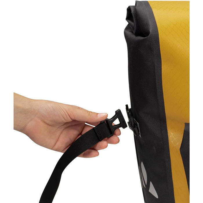 Велосипедна водонепроникна сумка VAUDE Aqua Back Plus Single, 24 л, жовта