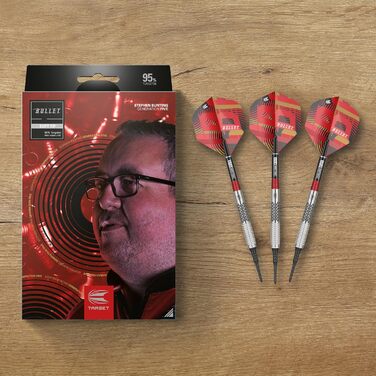 Дартс Target Stephen Bunting G5 18г, 95% вольфрам, електронний професійний набір з Pixel-наконечниками, софт-тіп