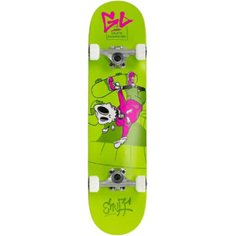Скейтборд Enuff Skully Mini 7.75'' зелений, для дорослих, унісекс, повна комплектація