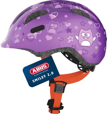 Дитячий велосипедний шолом ABUS Smiley 2.0 для хлопчиків та дівчаток, міцний корпус, безпечний для дітей