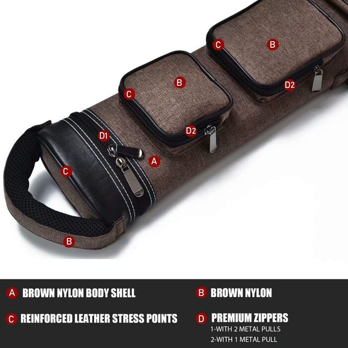 Чохол для більярдної кутії Collapsar, овальний, 2x4 см, різні кольори