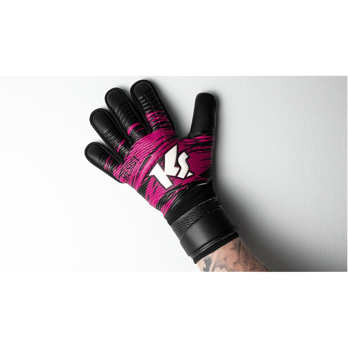 Воротарські рукавички KEEPERsport Varan8 Zone NC Resist без пальців, футбольні рукавички, 3mm Resist Claw з лямкою - Різні розміри