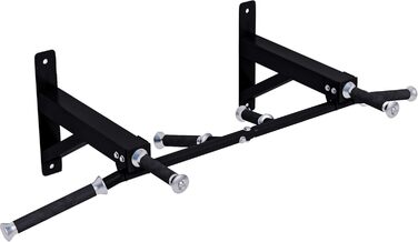 Турнік MAXXUS CHIN-UP PRO для стіни, сталевий, 124x35x61 см, до 150 кг, 6 гумових рукояток, багатохватний, для дому та вулиці, фітнес-тренування