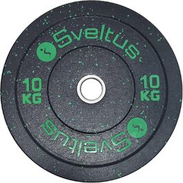 Олімпійський диск Sveltus 10 кг, гумовий, для штанги