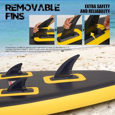 Надувний SUP Борд FunWater 10'6'–11'6' – комплект з аксесуарами для всіх рівнів підготовки