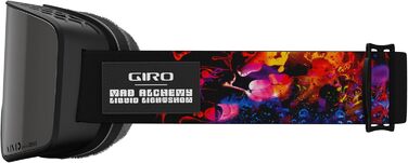 Унісекс лижна маска Giro Method, чорна/помаранчева, універсальний розмір, з лінзою Liquid Light