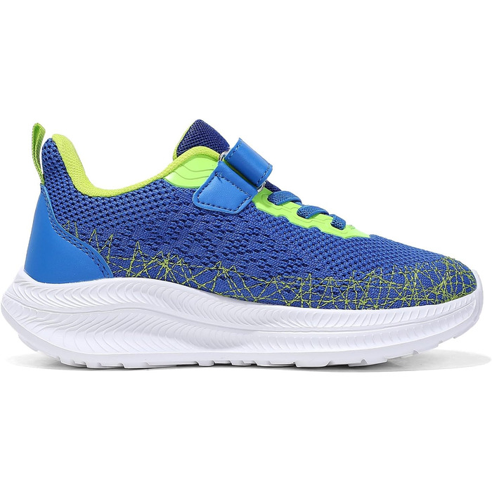 Дитячі кросівки для хлопчиків: спортивні, зала, біг, дихаючі, блакитні та жовті, 29 EU