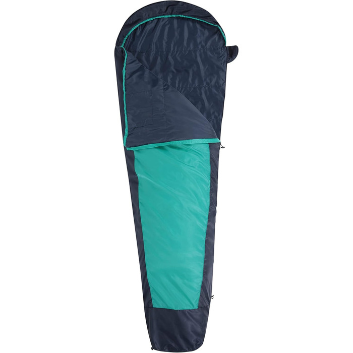 Сплячий мішок Mountain Warehouse Traveller 50 - блакитно-зелений, 220 x 80 x 50 см