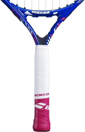 Дитяча тенісна ракетка Babolat B Fly 21, біло-рожева, натягнута, 185 г
