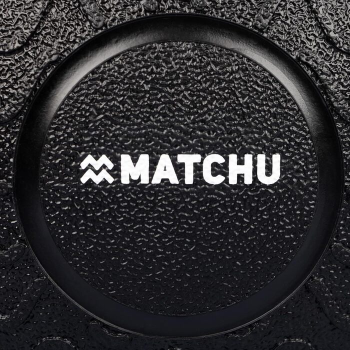 Гиря MATCHU 4/8/12 кг, цільна гума, чорна, міцна, 27x20 см