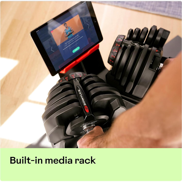 Стійка для гантелей Bowflex з медіа-полицею, стійка для фітнес-аксесуарів