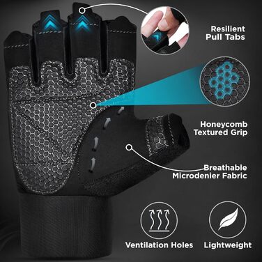 Спортивні рукавички RDX для тренувань: фіксація суглобів, ремінь 15 см, захист долоні, для фітнесу, важкої атлетики, пауерліфтингу, чоловічі/жіночі, білі (сірі, M)