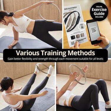 Кільце для пілатесу Magic Circle – 34,3 см. Ідеально для тренування стегон, корпусу та рук. Легка та міцна конструкція з силікону та скловолокна для занять вдома, в залі та в подорожах. Stone