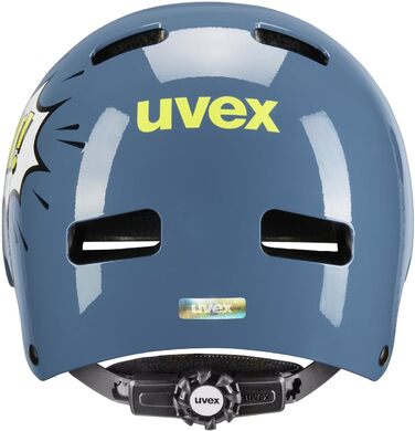 Велошолом дитячий uvex Kid 3, Stone Blue, 51-55 см, універсальний